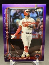 2025 Topps Chrome Update YOAN MONCADA (#USC22) Purple /250