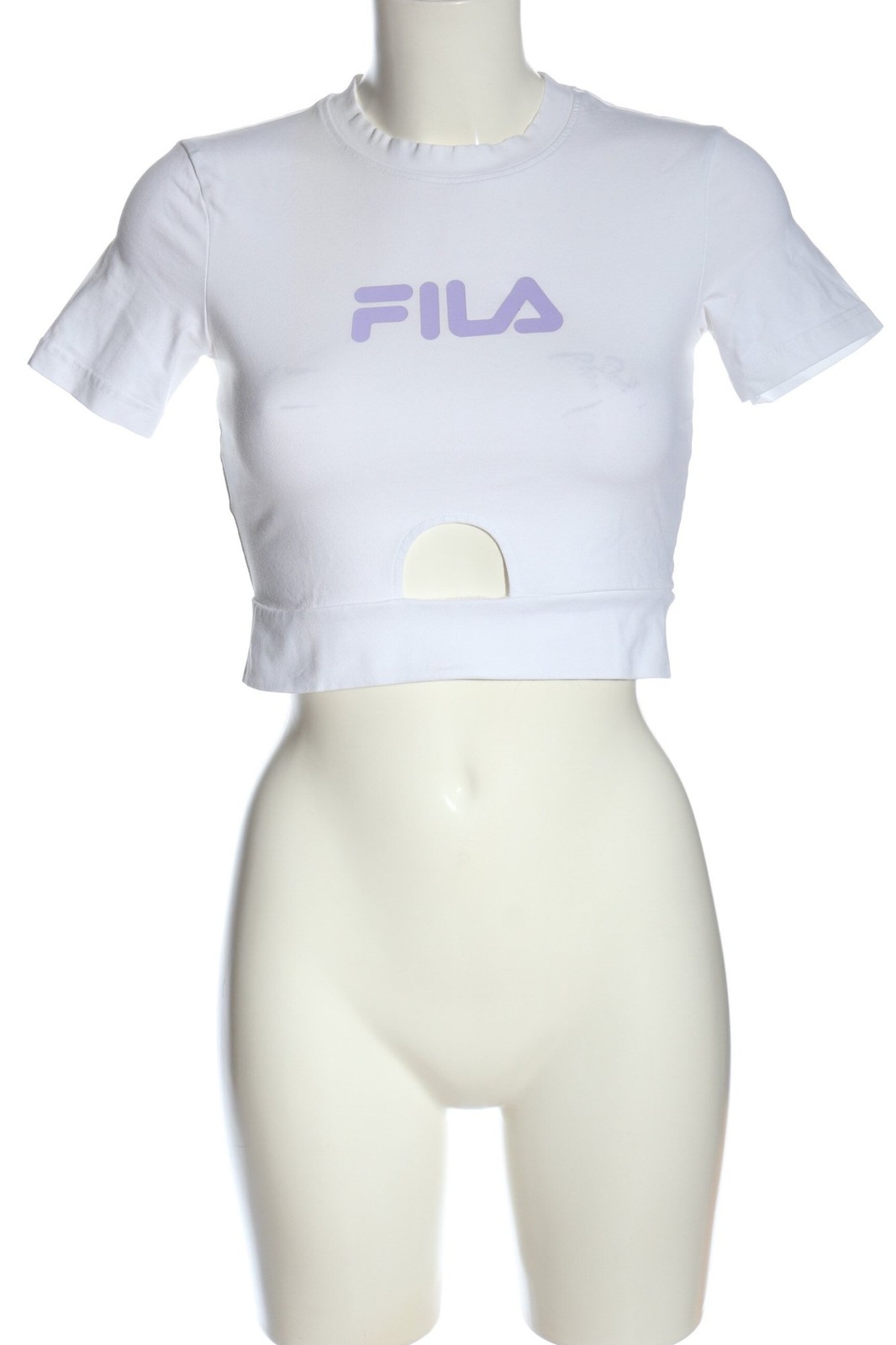 FILA Camicia cropped Donna Camicia Taglia IT 40 bianco stile casual