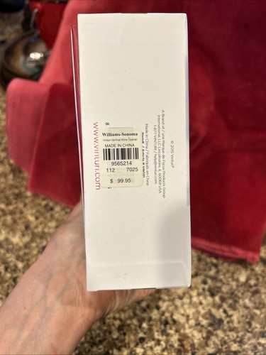 Vinturi Abridor de Vino de Palanca Vertical de Alta Resistencia con Cortador de Lámina Incorporado, Plateado - Imagen 15 de 15