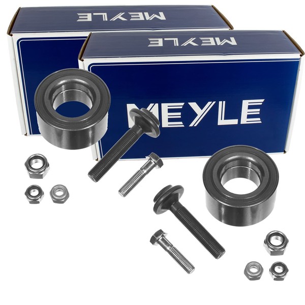 2X Meyle RADLAGER-SATZ Vorne Hinten Passend FÜR Audi 80 90 Cabriolet Coupe-image