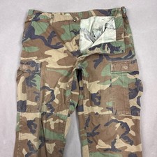 Vintage Propper Pants Mens 38x32 Camo Cargo Woodland 90s US Military Large Reg