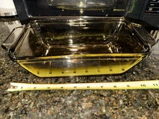 Vintage Anchor Ovenware Loaf Pan Amber 1.5 Qt Amber