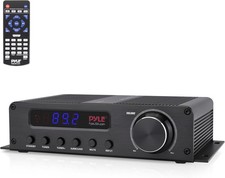 Pyle 100W 5 Channel Audio Amplifier - Wireless Bluetooth Home Theater Power...