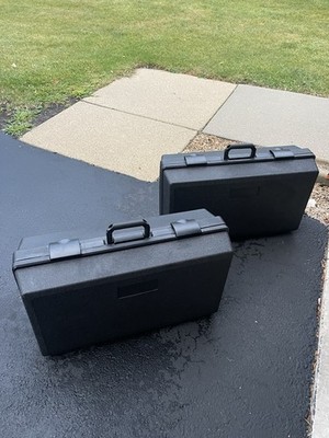 Hard plastic protective carrying case  with custom foam inserts for HQD Meter