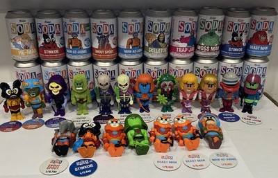 Funko Soda Pop Masters Of The Universe 20 Figure Lot,  1 Sealed, Chase & Flocked
