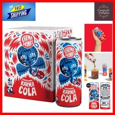 Refreshing Karma Cola 250ml (Pack of 4) - Organic, Natural Ingredients Drink