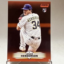 2025 Topps Stadium Club Bronze Logan Henderson RC Card Brewers