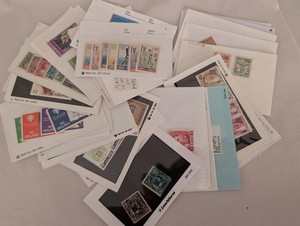 Worldwide Stamps in Sales Cards - Please Read Description