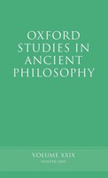 David Sedley | Oxford Studies In Ancient Philosophy Vol Xxix | Buch | Englisch
