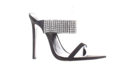 JLO by Jennifer Lopez Womens Noin Black Sandals Size 8.5 (7825618)