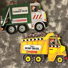 Scholastic Board Work Truck Board Books-I Am A Garbage Truck-I Am A Dump Truck