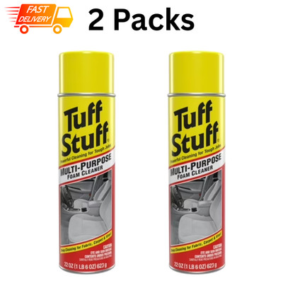 (2 pack) Tuff Stuff Multi Purpose Foam Cleaner for Car Detailing, 22 oz