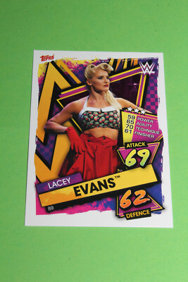 2021 Topps WWE Lacey Evans 89 Slam Attax Near Mint