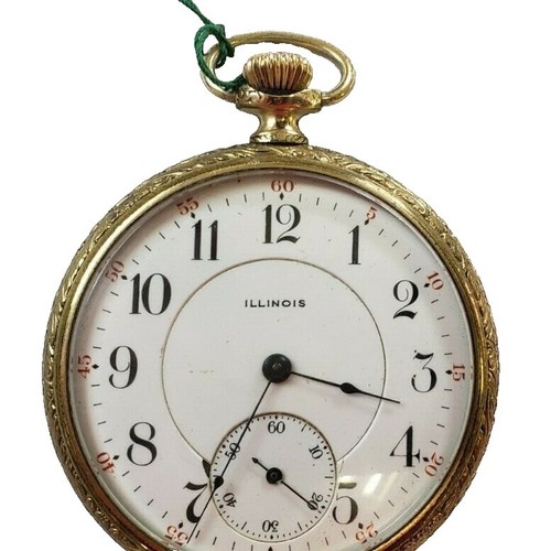 Illinois Watch Co. Vintage Pocket Watch - Gold filled s-l400.jpg main image 2