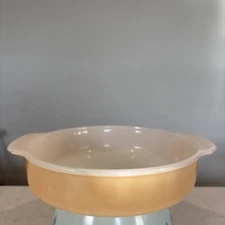 VTG Anchor Hocking Fire King Peach Luster #450 Round 8" Cake/Casserole Dish USA