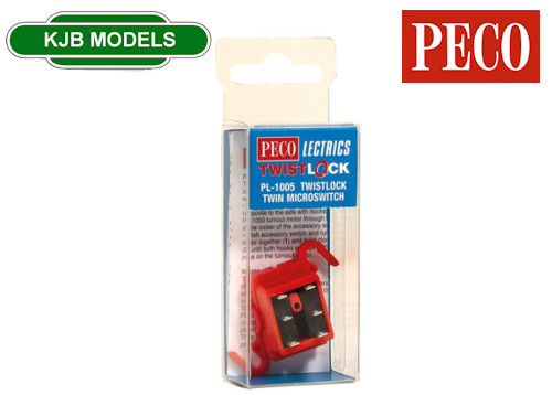 Peco PL-1005 Twistlock Doppel Mikroschalter OO N O (Verwendung mit PL-1000 Punktmotor) | Zustand: New