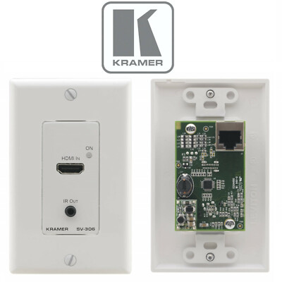 Kramer WP-306 Active Wall Plate HDMI Twisted Pair Transmitter via CAT 5 Cable