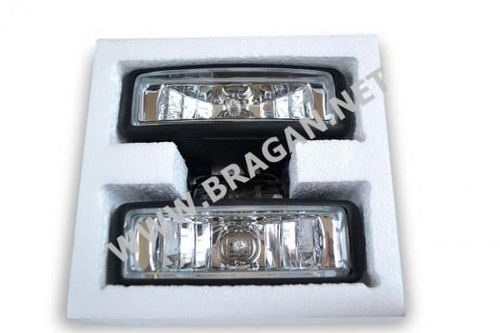160mm Square Black Spot Fog Lights Lamp Driving Slim Line Van 4x4 Pickup SUV x2 - Picture 7 of 9