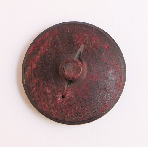 Button Antique - Horn Moulded - Fruit - 26 MM - Plant Life Horn Button - Picture 4 of 5