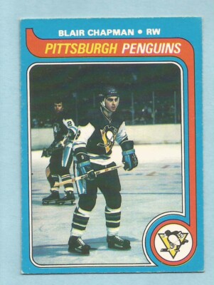 1979-80 O-Pee-Chee OPC Hockey Blair Chapman #21 Pittsburgh Penguins NMT+ **5
