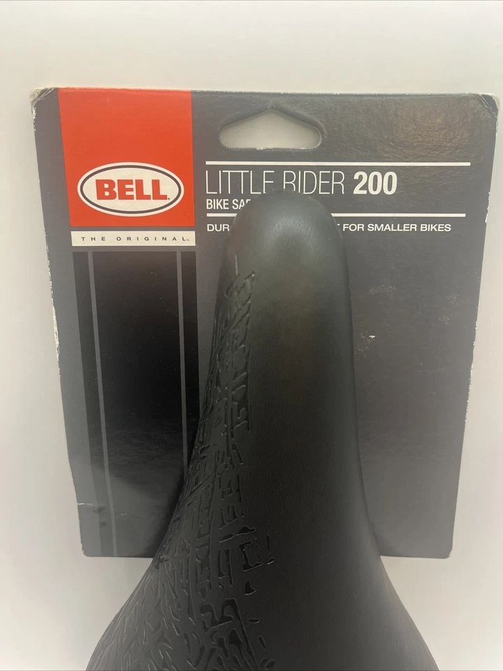 Asiento de bicicleta Bell para niños Little Rider 200 sillín de bicicleta de repuesto para jóvenes negro nuevo Foto 4 de 4