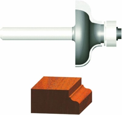 Vermont American 23146 Carbide Tipped 1/4'' Ogee Router Bit Double Flute