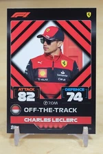 2022 Topps F1 Turbo Attax Base #35 Off The Track - Charles Leclerc