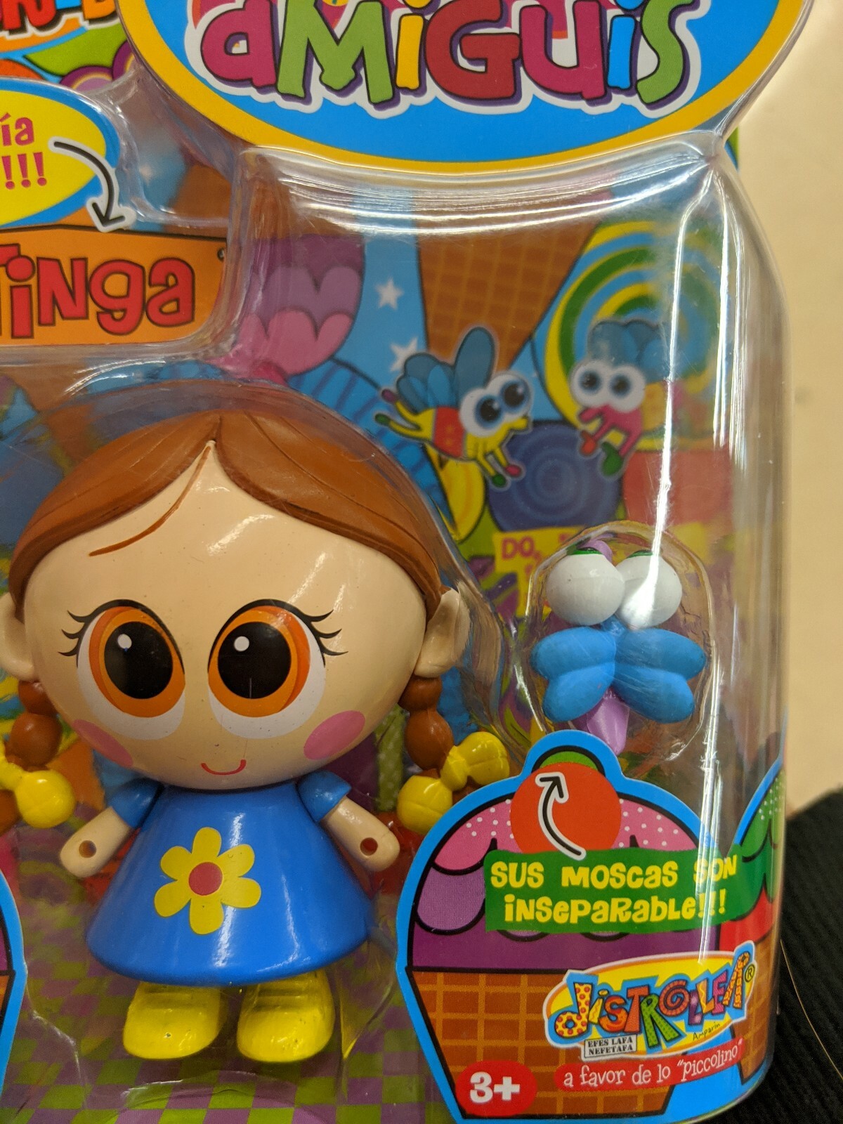 1 DISTROLLER MIKRO GUORLD TINGA TOY CHAMOY Y AMIGUIS USA SELLER 3inch