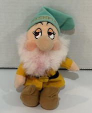 8  Walt Disney Snow White And The Seven Dwarfs Bashful Dwarf Bean Bag Plush