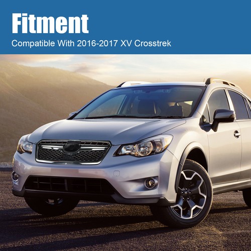 Front Grill for 2016-2017 Subaru XV Crosstrek Chrome Moulding Trim - Picture 8 of 11