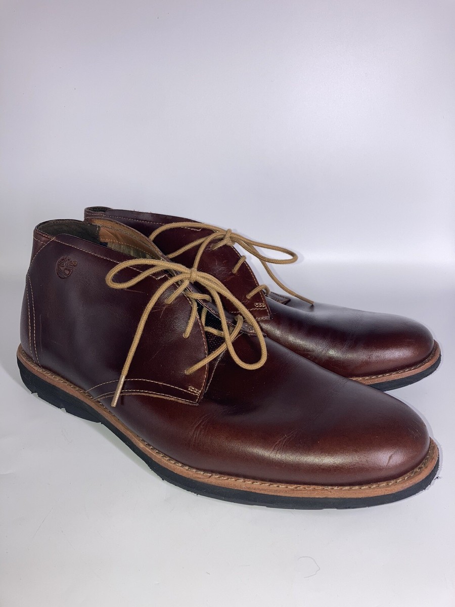 Timberland Tan Leather Chukka Boots Size 11.5 s-l400.jpg main image 2