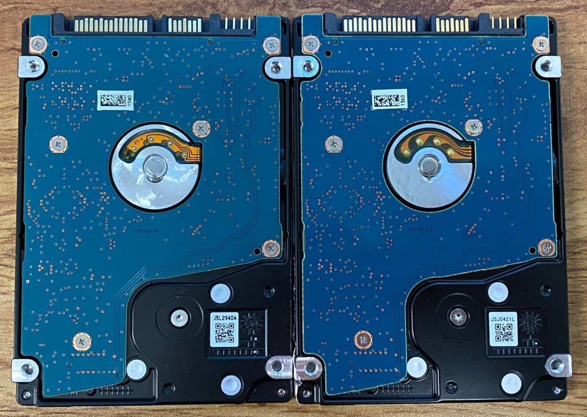 Lot of 2 TOSHIBA 1TB/1000GB 2.5