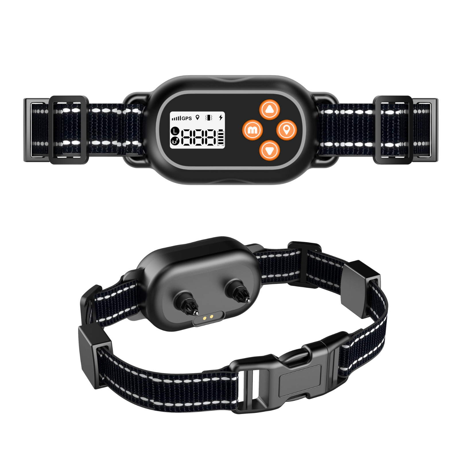 F820 WIRELESS GPS NOT-INVISIBLE E-FENCE DOG E-COLLAR WATERPROOF 1/4 TO 900ACRES!