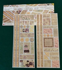 Creative Memories 2 Jumbo Great Lengths "FORMAL AFFAIR" Sticker Sheets ~ New