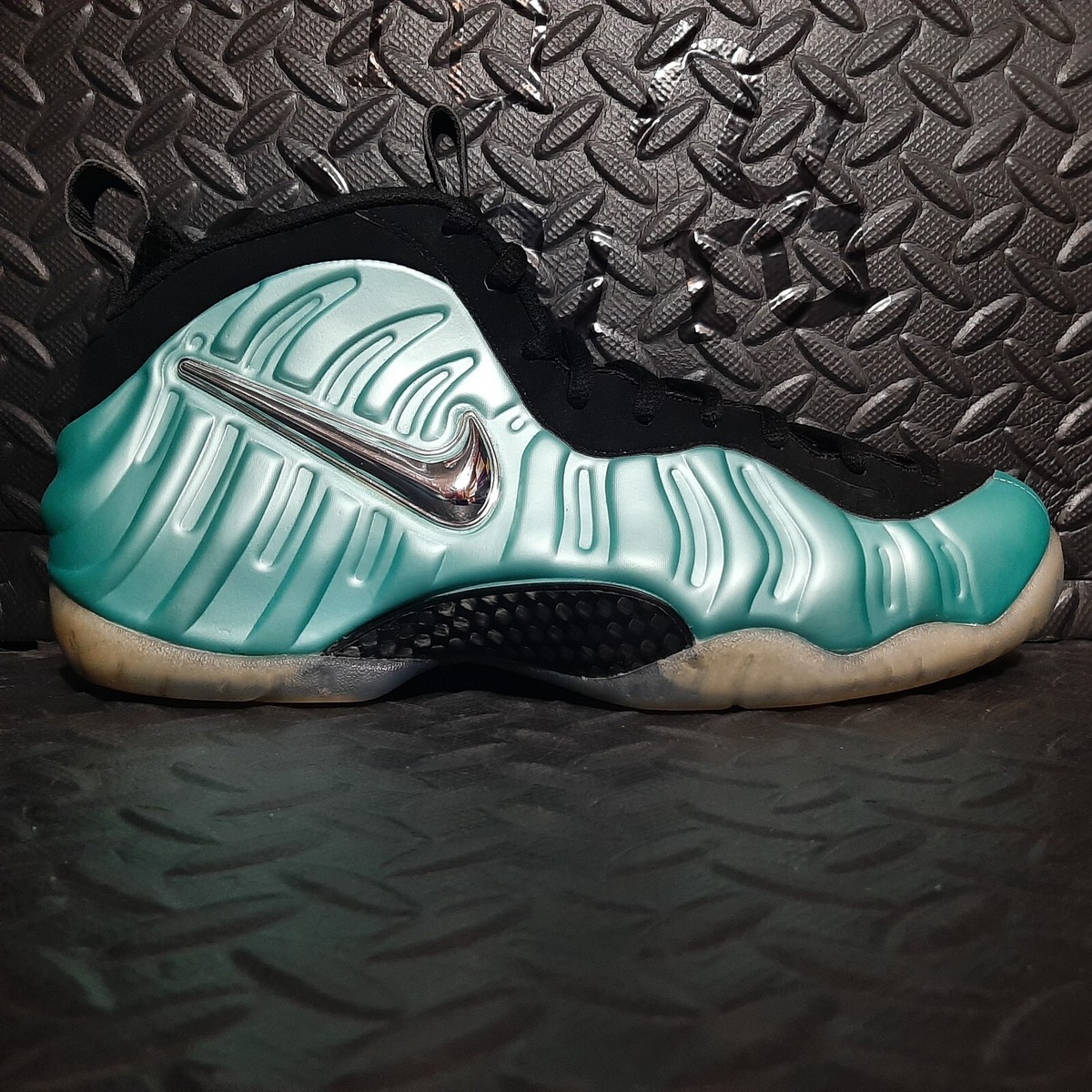 green and white foamposites