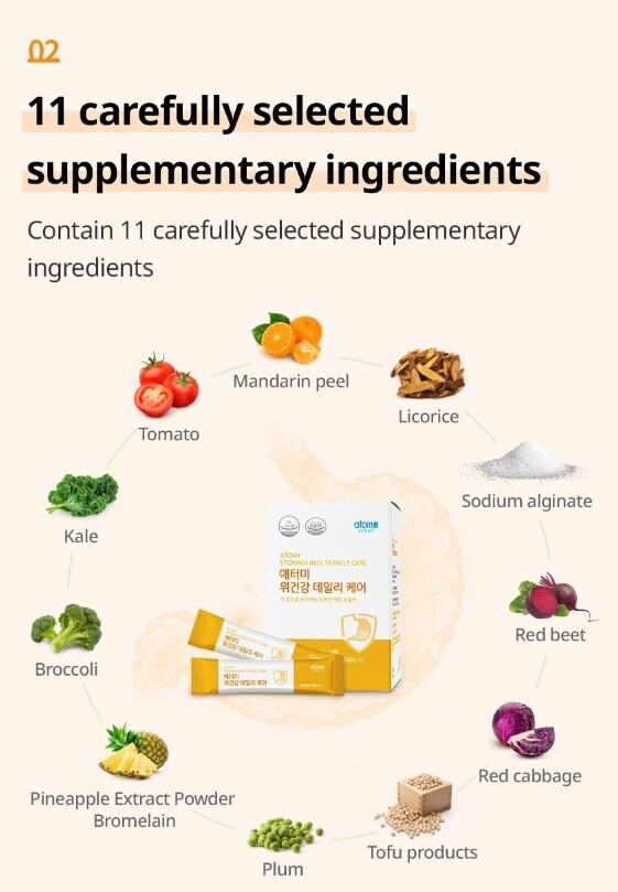 ATOMY Stomach Health Daily Care 20ml x 30 Sticks Greencera-F Extract KOREA MADE