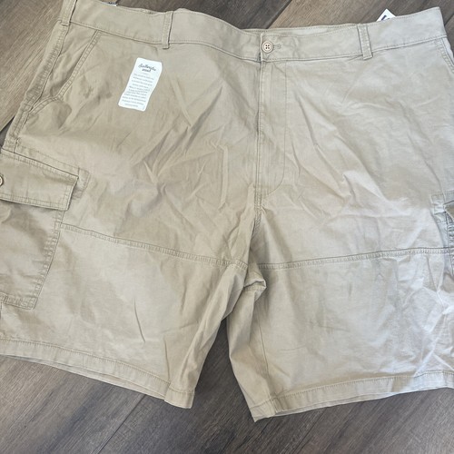 Brand New With Tags Izod Cargo Shorts Mens 52 Khaki Big And Tall