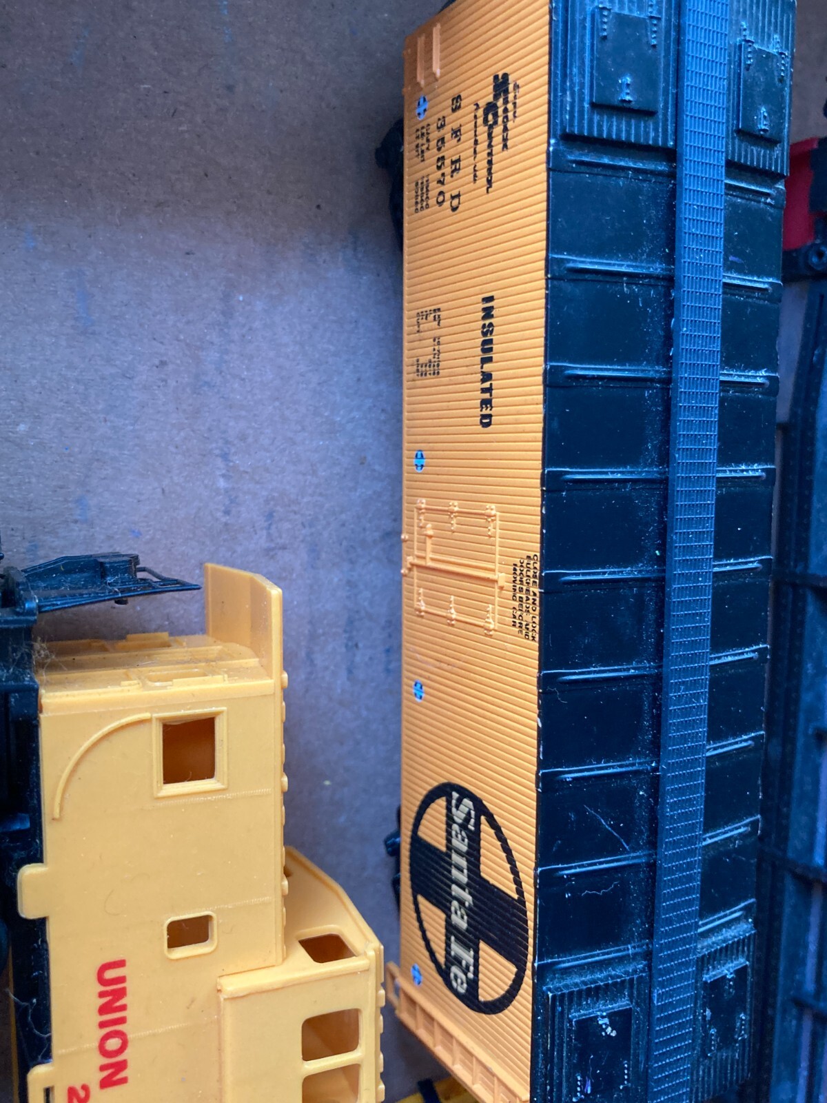 4 Vintage HO Train Cars eBay