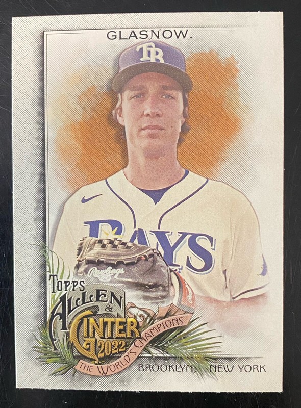 2022 Allen & Ginter Short Print #335 Tyler Glasnow Tampa Bay Rays SP