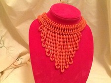 African Royal Bridal Coral Beads Necklace