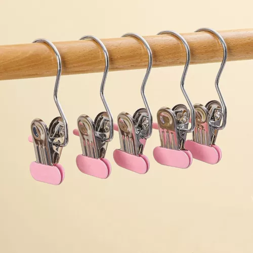 New 10PCS Space-Saving Clothes and Hat Storage Hook, Anti-Rust Clip Space-Saving - Picture 8 of 11