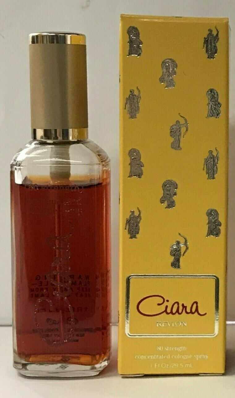 VINTAGECiara Revlon 80 Strength Concentrated Cologne Spray 1 fl oz / 30 ml  NIB