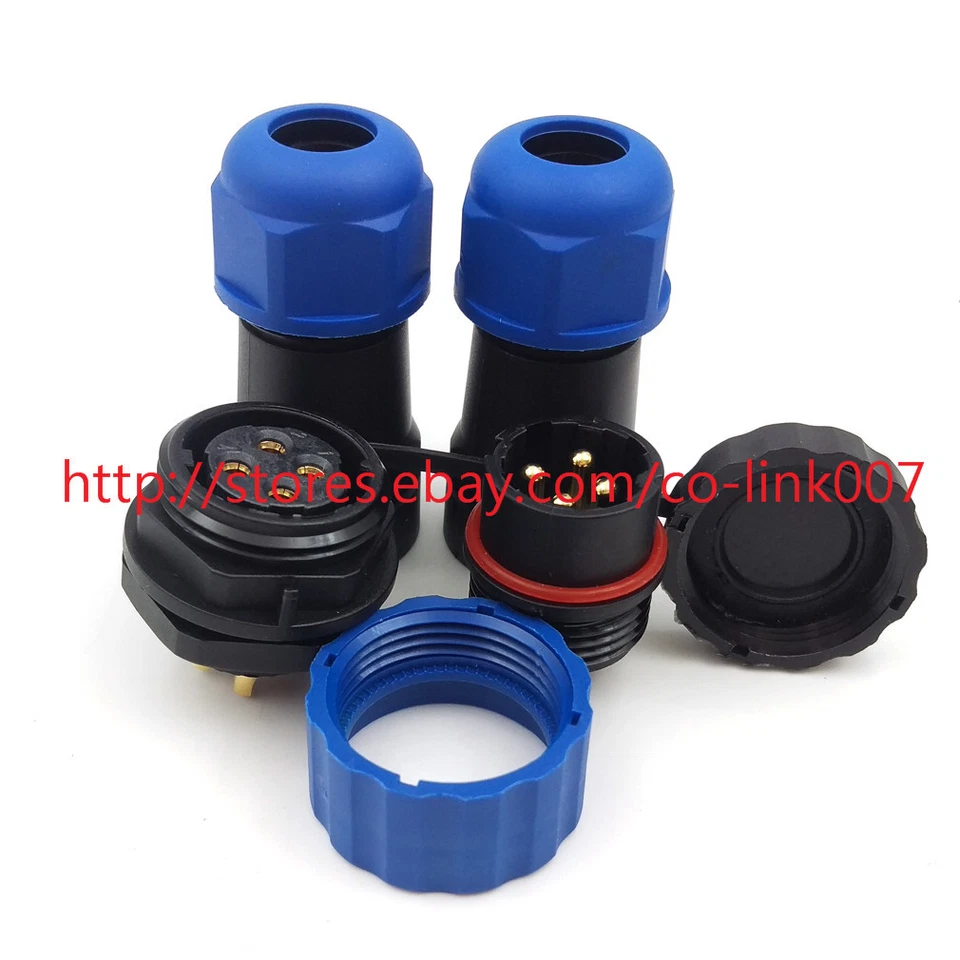 SD20 4 Pin Waterproof Connector, LED Connector IP67 Heavy Connector Plug Socket - Image 4 of 4