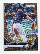 Brendan McKay 2020 Panini Prizm Tier II Quick Pitch Bronze Donut Circle /25 #153