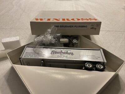 Winross 1/64 Diecast Trucks Brubaker Plumbing 1989 New In Box 