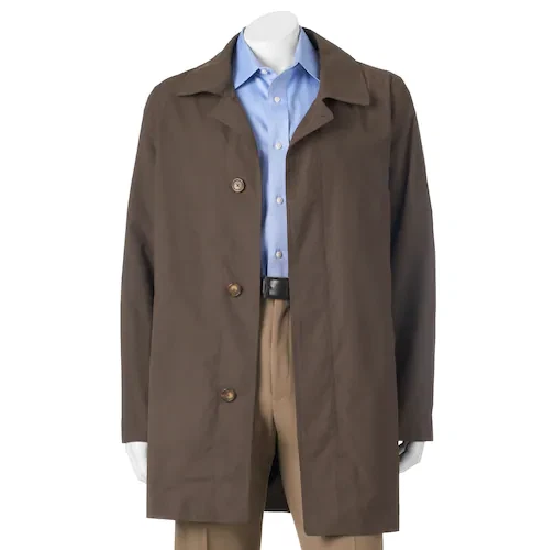 Men's Savile Row Edgar Classic-Fit All-Weather Coat MSRP $250.00 P - Image 3 of 4