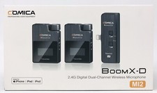 Comica BoomX-DMI2 2.4G Wireless Microphone System Compatible with iPhone
