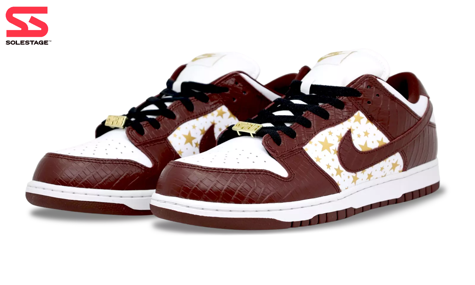 Nike SB Dunk Low x Supreme Stars Barkroot marron (DH3228 103) homme taille 11