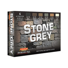 LifeColor Stone Grey Scale Modelling Paints LC-CS40 22mlX6 Modelling Paints