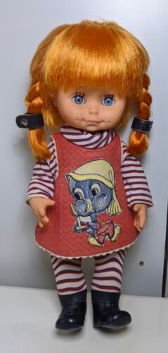 FRANKA, PIPPI CALZE LUNGHE 40 cm Vintage vinto Doll, bambola vintage - Afbeelding 1 van 5